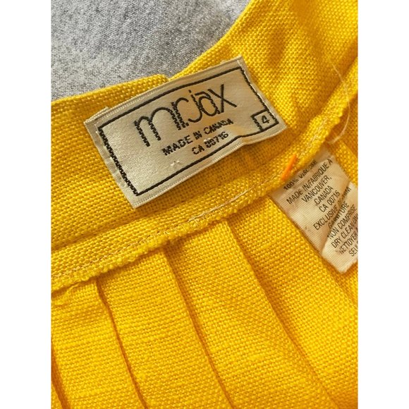 Vintage High Waist Pleated Midi Skirt - Picture 5 of 5